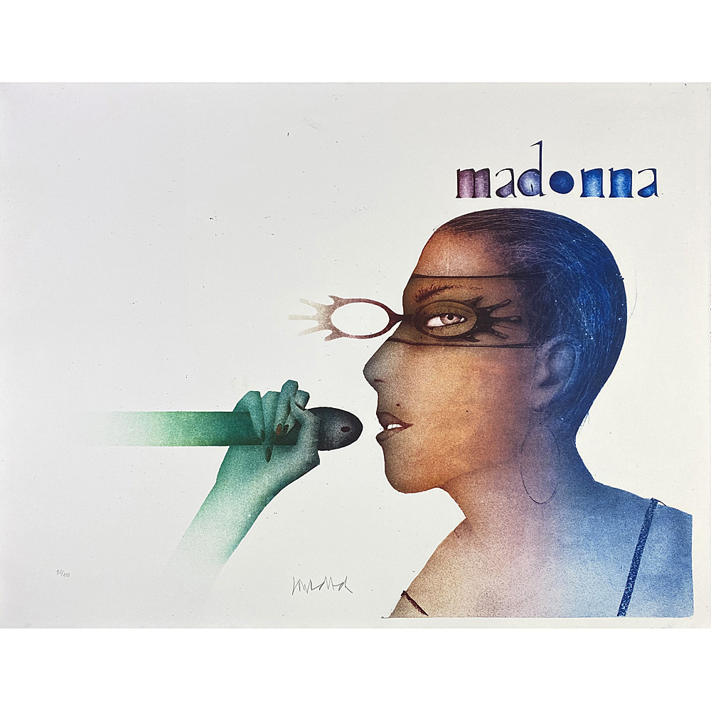 Paul Wunderlich – Madonna mit Mikrofon