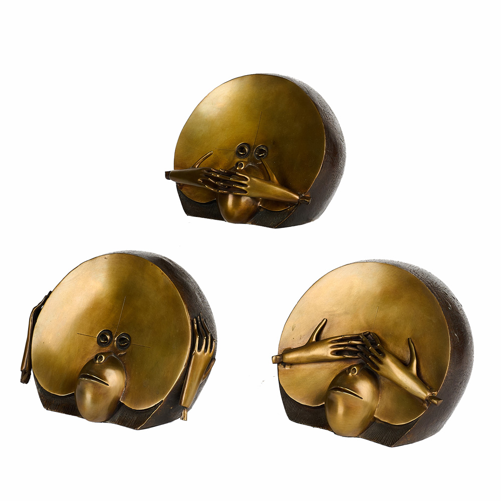 Nicht Sehen - Nicht Hören - Nicht Sprechen (3 Affen)